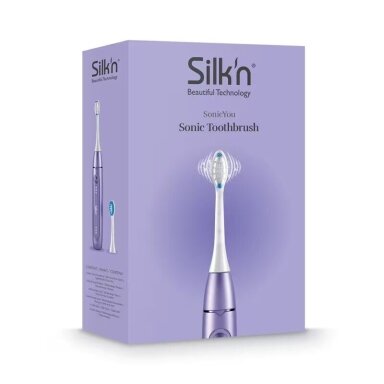 Silk'n SonicYou Purple - garsinis (sonic) elektrinis dantų šepetėlis