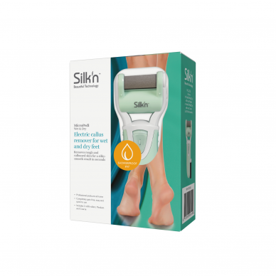 Elektrinis pėdų šveitiklis Silk'n MicroPedi Wet&Dry 10
