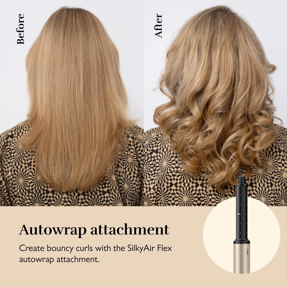 Silk'n SilkyAir Flex 8-in-1 - universalus plaukų džiovintuvas ir formavimo prietaisas, 8 antgaliai 6 Silk'n SilkyAir Flex 8-in-1 - universalus plaukų džiovintuvas ir formavimo prietaisas, 8 antgaliai 6