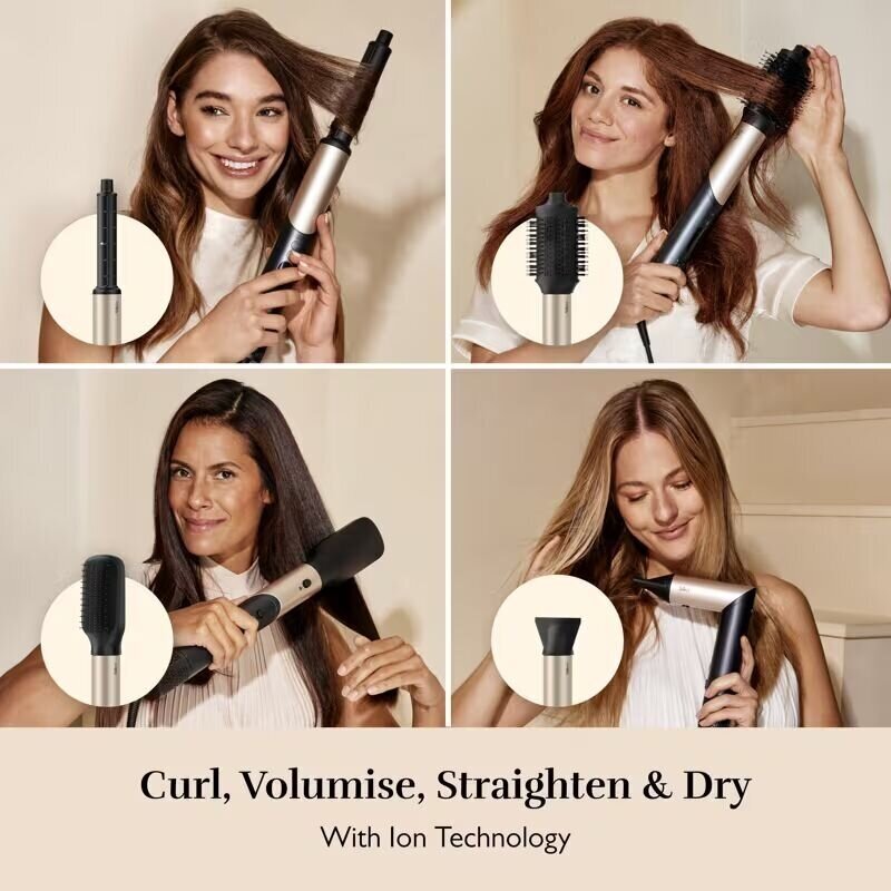 Silk'n SilkyAir Flex 5-in-1 - daugiafunkcis plaukų džiovintuvas ir formavimo prietaisas, 5 antgaliai 5