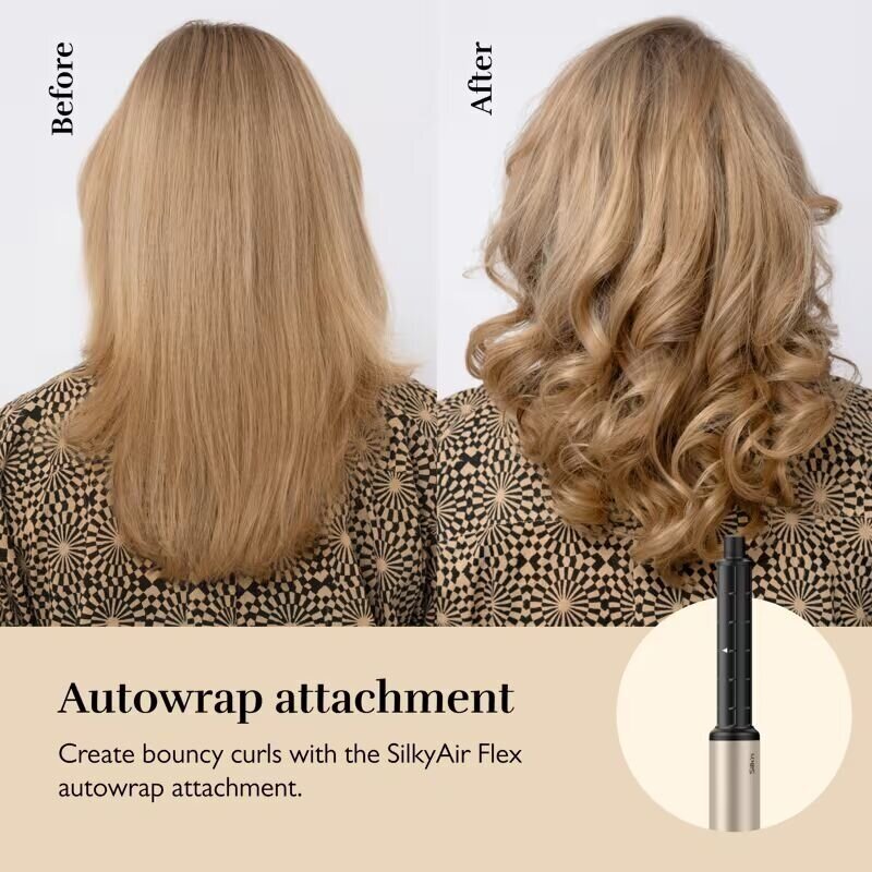 Silk'n SilkyAir Flex 5-in-1 - daugiafunkcis plaukų džiovintuvas ir formavimo prietaisas, 5 antgaliai 6 Silk'n SilkyAir Flex 5-in-1 - daugiafunkcis plaukų džiovintuvas ir formavimo prietaisas, 5 antgaliai 6