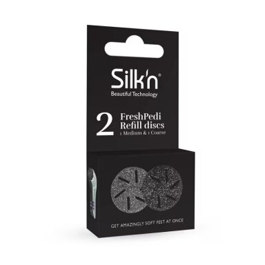 Silk'n FreshPedi atsarginiai šlifavimo diskai - vidutinis ir šiurkštus Silk'n FreshPedi atsarginiai šlifavimo diskai - vidutinis ir šiurkštus