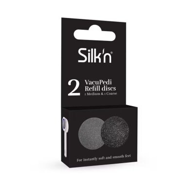 Silk'n VacuPedi atsarginiai šlifavimo diskai - vidutinis ir šiurkštus Silk'n VacuPedi atsarginiai šlifavimo diskai - vidutinis ir šiurkštus