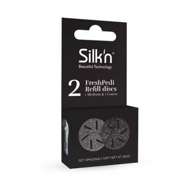 Silk'n FreshPedi atsarginiai šlifavimo diskai - vidutinis ir šiurkštus 1