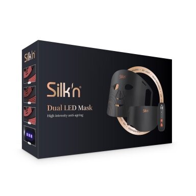 Silk'n Dual LED Set - dviguba LED kaukė veido ir kaklo atjauninimui, 4 programos